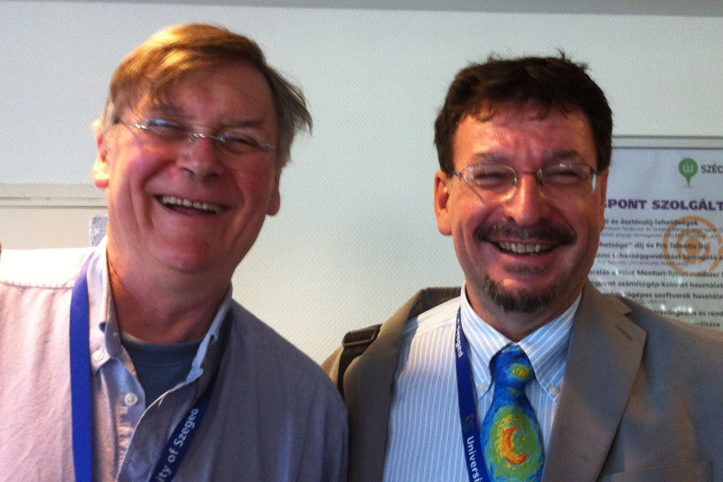 With Tim Hunt (NP 2001)
